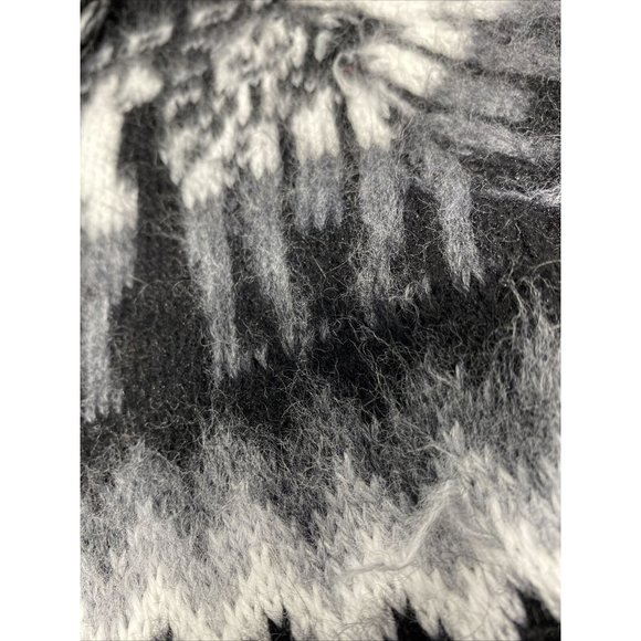 Kactus Artesanias Hooded Alpaca Knitted Pullover Tasseled Front Pocket One Size - Picture 10 of 10